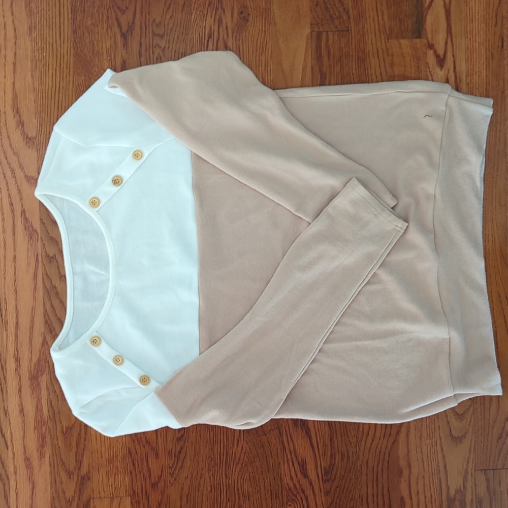 Women's color block sweater
